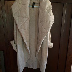 Norma Kamaii Quilted  Shawl Collar Coat